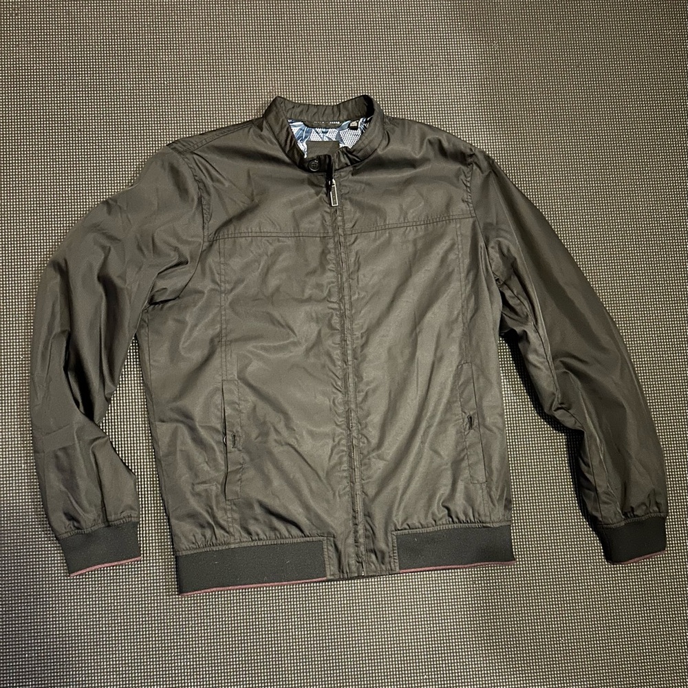 Ted Baker Men's Black Bomber Jacket size 5 (large)